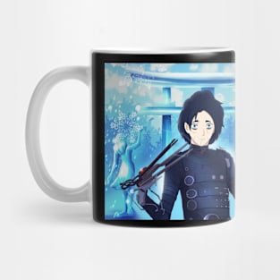 Edward Scissorhands Anime Version Mug